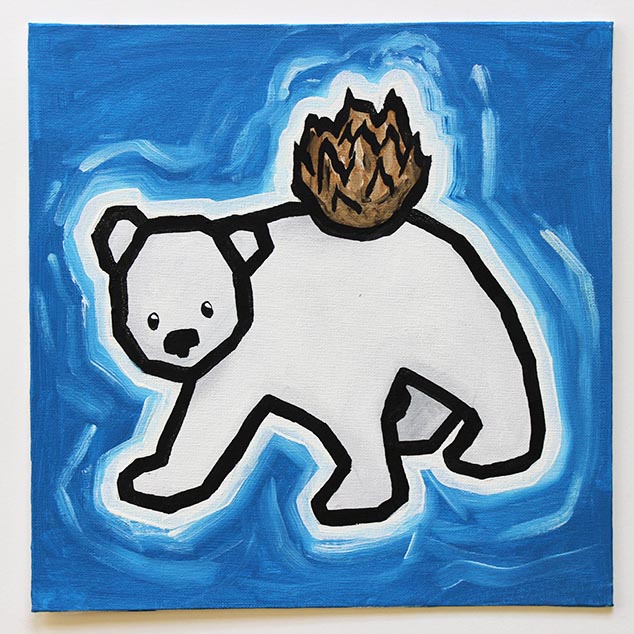 Tribble Riding A Polar Bear