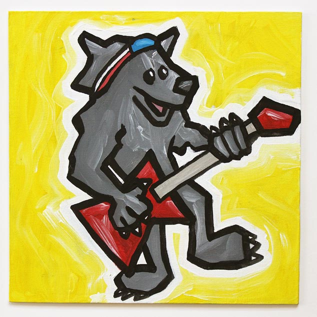 Werewolf Playing Guitar