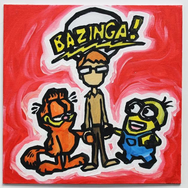 Big Bang Theory, Garfield And Minion