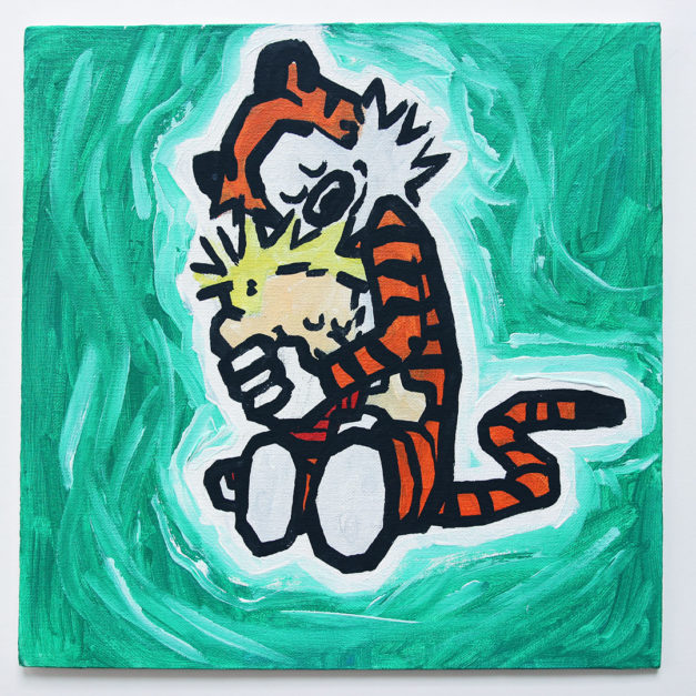 Calvin and Hobbes Hug