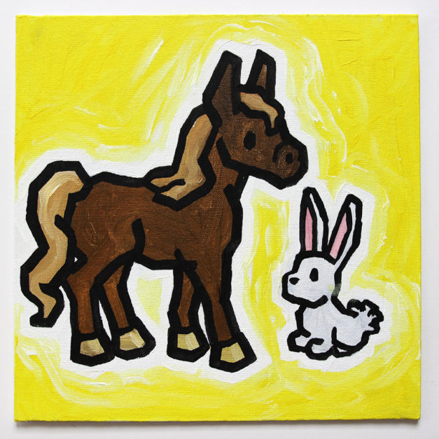 Horse with Bunny